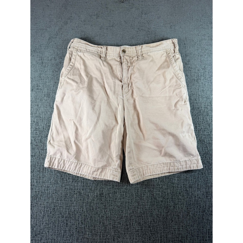 Polo Ralph Lauren Relaxed Fit Khaki Chino Shorts Mens 34 Tan Cotton 9 Inseam